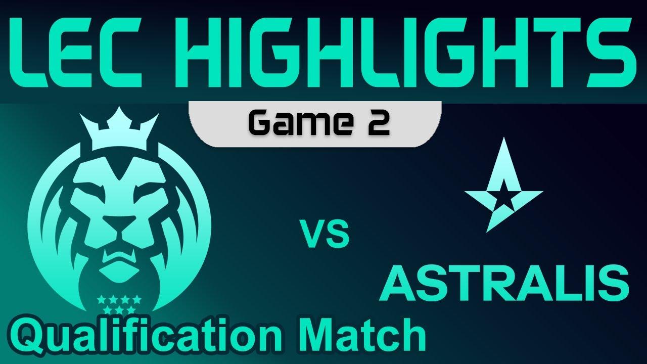 MAD vs AST Highlights Game 2 Qualification Match LEC Winter Groups 2023 MAD Lions vs Astralis thumbnail