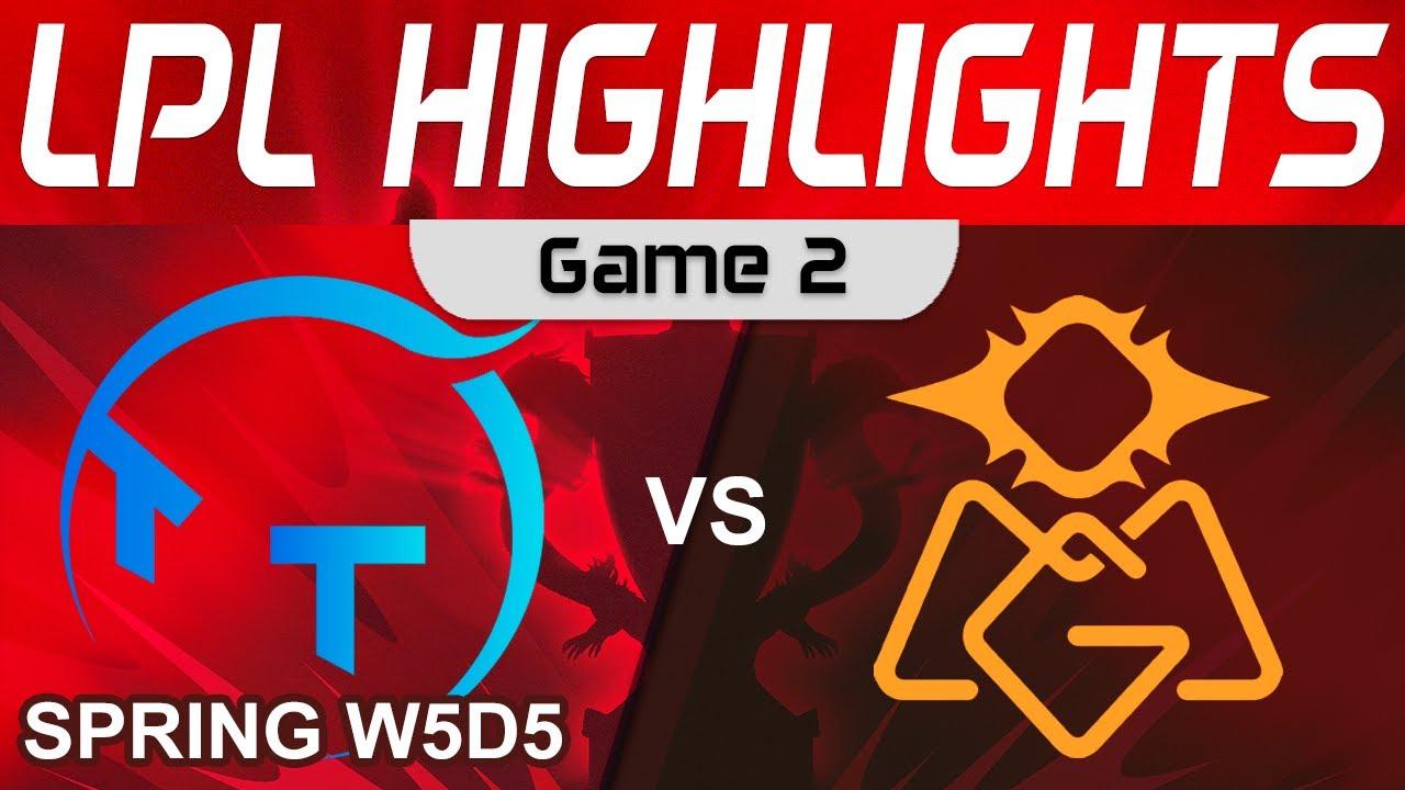 TT vs OMG Highlights Game 2 LPL Spring Season 2023 W5D5 ThunderTalk Gaming vs Oh My God by Onivia thumbnail