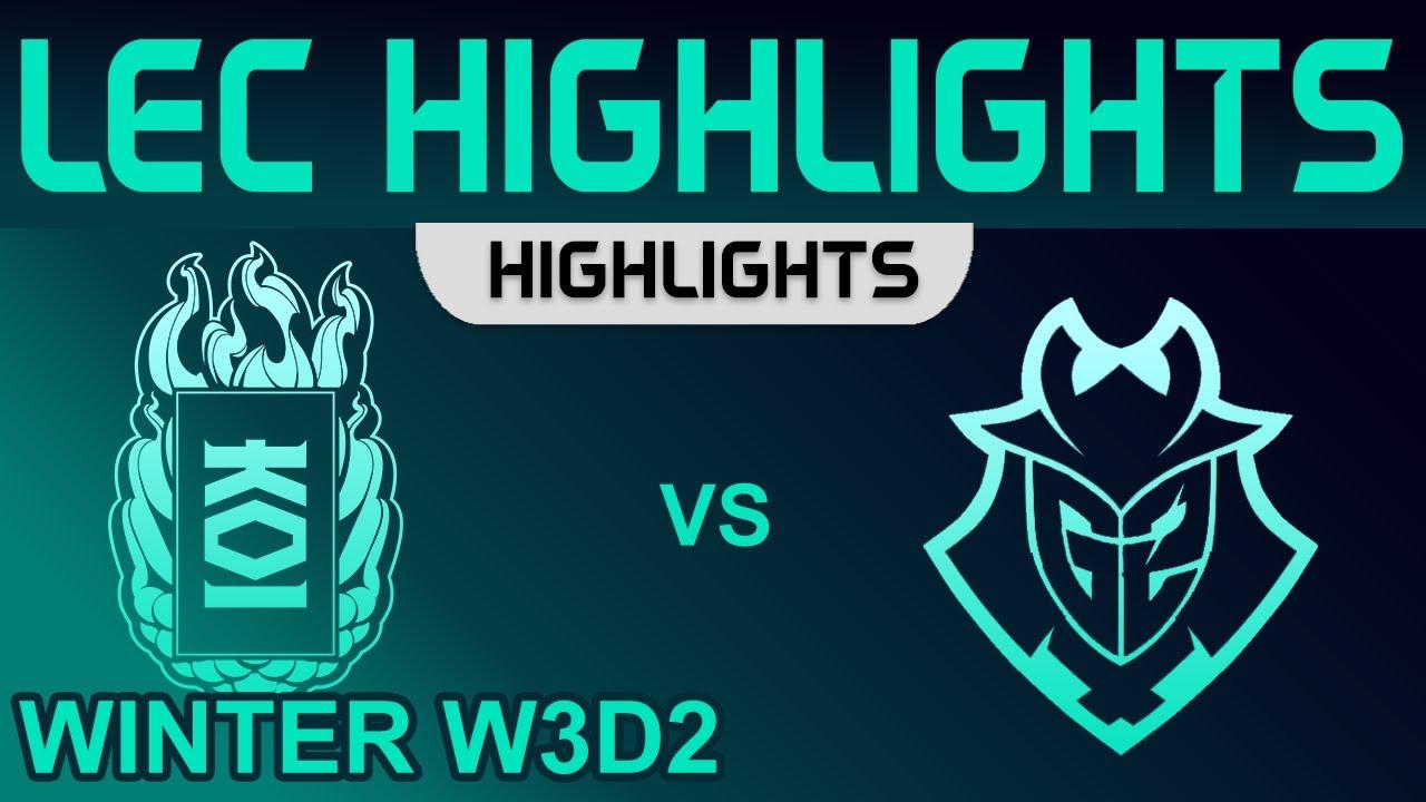 KOI vs G2 Highlights LEC Winter Season 2023 W3D2 KOI vs G2 Esports by Onivia thumbnail