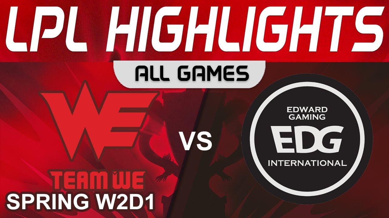 WE vs EDG Highlights ALL GAMES LPL Spring Season 2023 W2D1 Team WE vs EDward Gaming by Onivia thumbnail