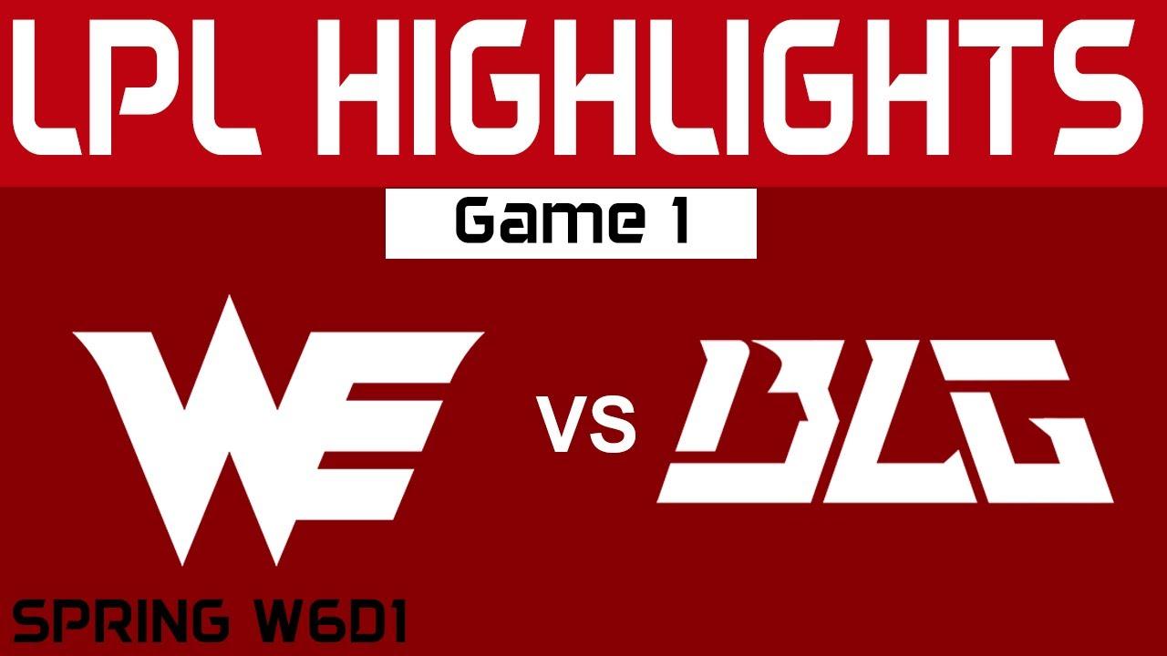 WE vs BLG Highlights Game 1 LPL Spring Split 2024 LGD Gaming vs Top Esports by Onivia thumbnail