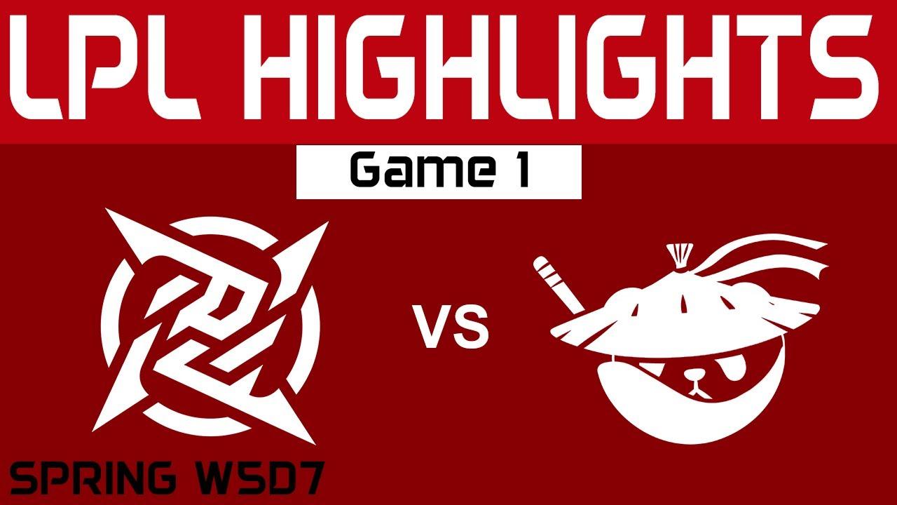 NIP vs AL Highlights Game 1 LPL Spring Split 2024 Ninjas in Pyjamas vs Anyone's Legend by Onivia thumbnail