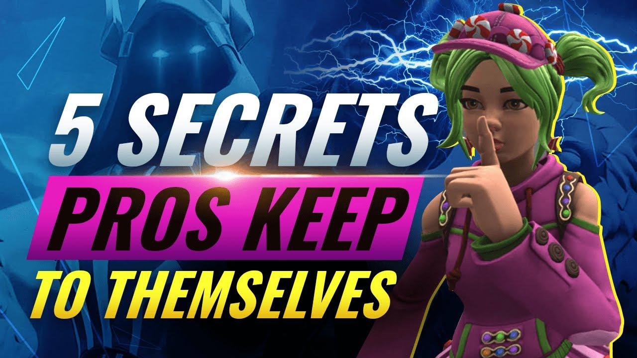 5 SECRET Tips Pros Keep To Themselves! - Fortnite Battle Royale thumbnail