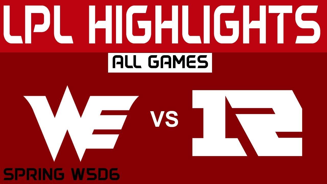 WE vs RNG Highlights ALL GAMES LPL Spring Split 2024 Team WE vs Royal Never Give Up by Onivia thumbnail