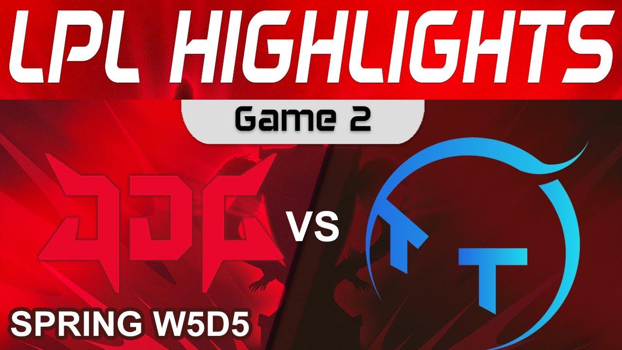 JDG vs TT  Highlights Game 2 LPL Spring Split 2024 JD Gaming vs TT Gaming by Onivia thumbnail