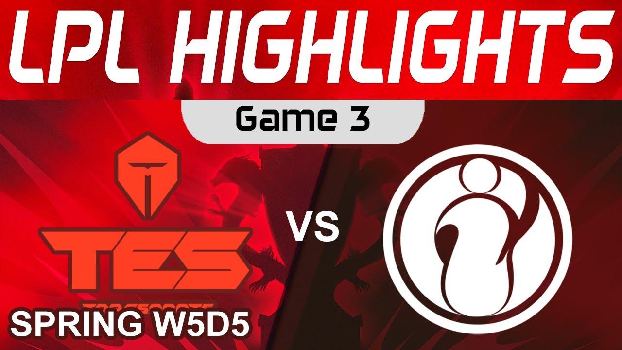 TES vs IG Highlights Game 3 LPL Spring Split 2024 Top Esports vs Invictus Gaming by Onivia thumbnail