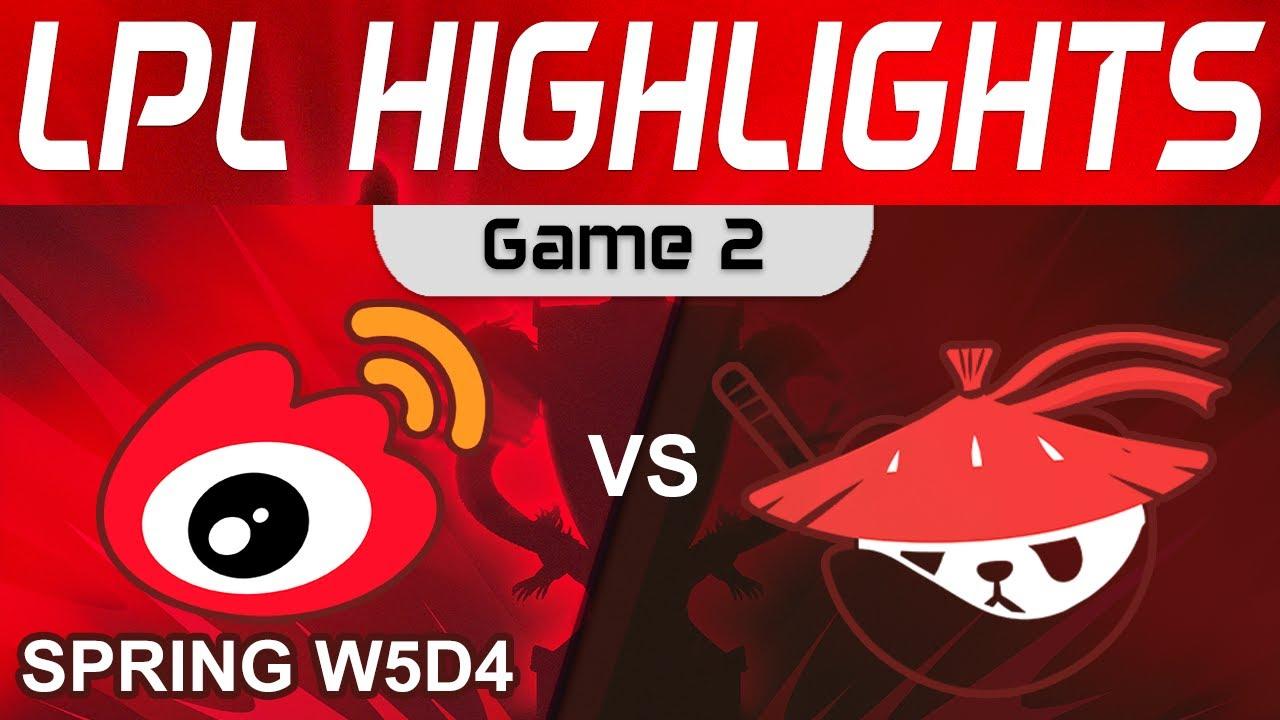 WBG vs AL Highlights Game 2 LPL Spring Split 2024 Weibo Gaming vs Anyone's Legend by Onivia thumbnail