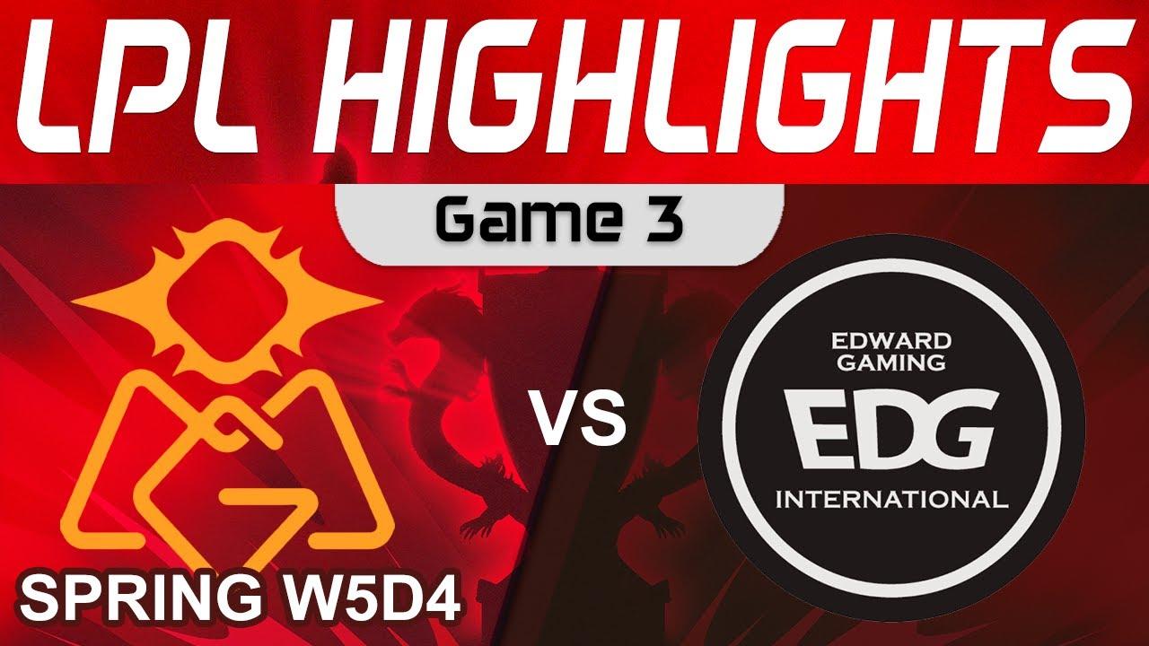 OMG vs EDG Highlights Game 3 LPL Spring Split 2024 Oh My God vs EDward Gaming by Onivia thumbnail