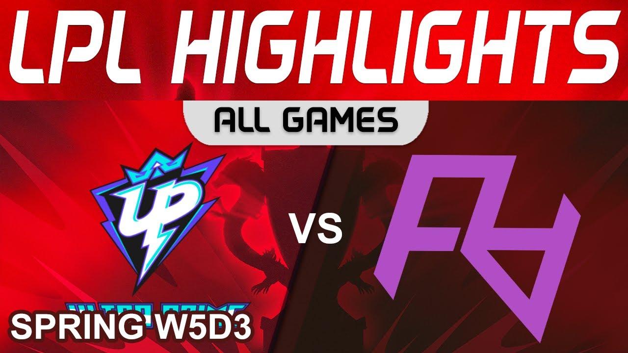 UP vs RA Highlights ALL GAMES LPL Spring Split 2024 Ultra Prime vs Rare Atom by Onivia thumbnail