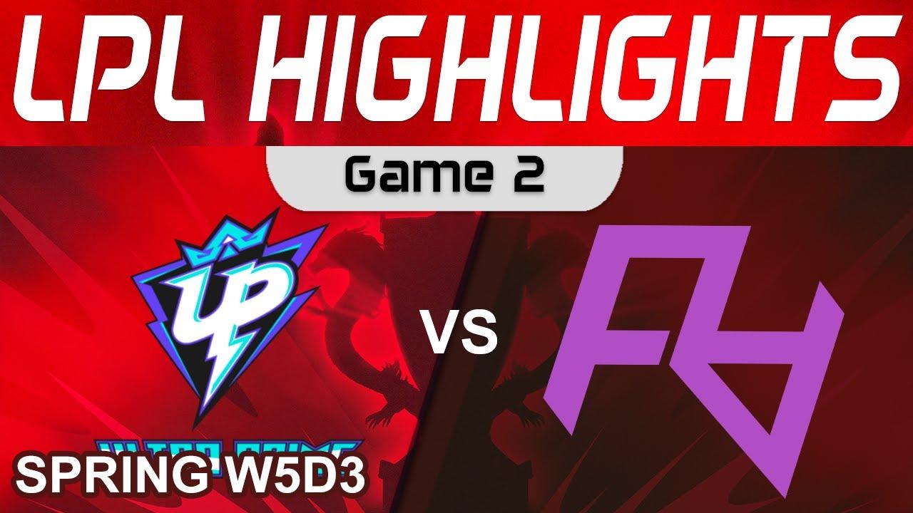 UP vs RA Highlights Game 2 LPL Spring Split 2024 Ultra Prime vs Rare Atom by Onivia thumbnail