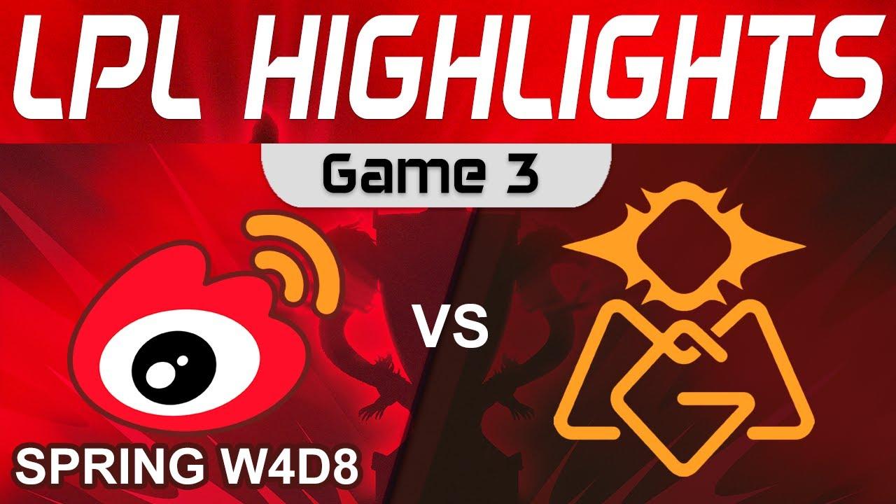 WBG vs OMG Highlights Game 3 LPL Spring Split 2024 Weibo Gaming vs Oh My God by Onivia thumbnail