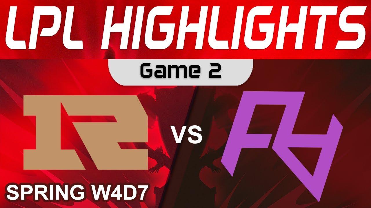 RNG vs RA Highlights Game 2 LPL Spring Split 2024 Royal Never Give Up vs Rare Atom by Onivia thumbnail