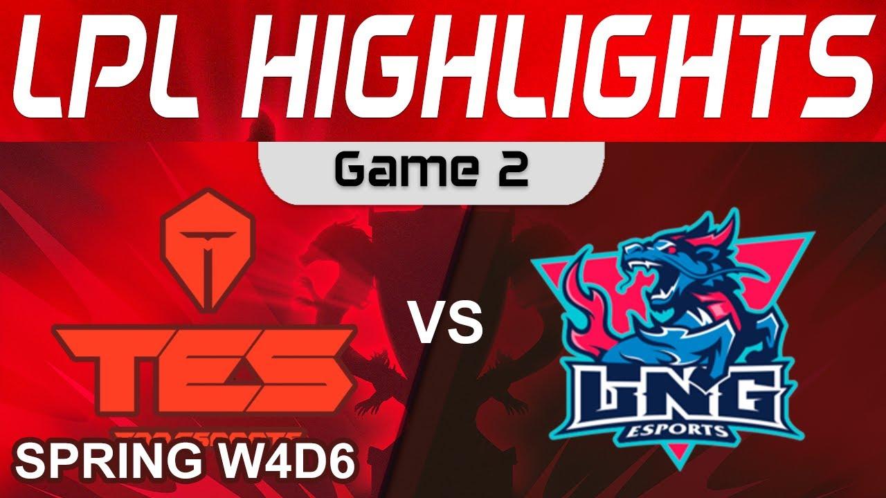 TES vs LNG Highlights Game 2 LPL Spring Split 2024 Top Esports vs LNG Esports by Onivia thumbnail