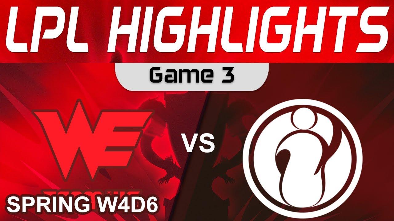 WE vs IG Highlights Game 3 LPL Spring Split 2024 Team WE vs Invictus Gaming by Onivia thumbnail