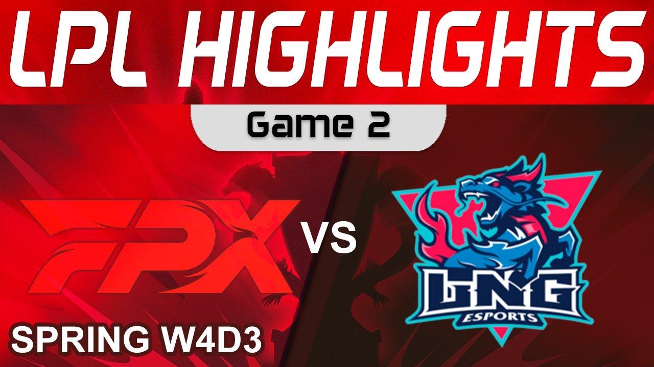 FPX vs LNG Highlights Game 2 LPL Spring Split 2024 FunPlus Phoenix vs LNG Esports by Onivia thumbnail