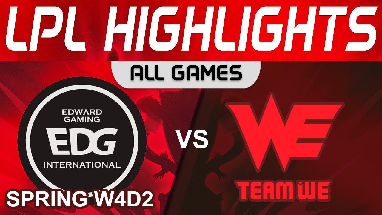 EDG vs WE Highlights ALL GAMES LPL Spring Split 2024 EDward Gaming vs Team WE by Onivia thumbnail