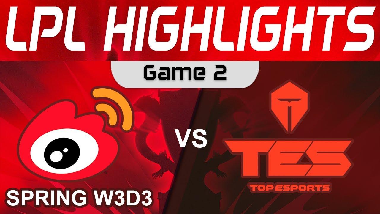 WBG vs TES Highlights Game 2 LPL Spring Split 2024 Weibo Gaming vs Top Esports by Onivia thumbnail