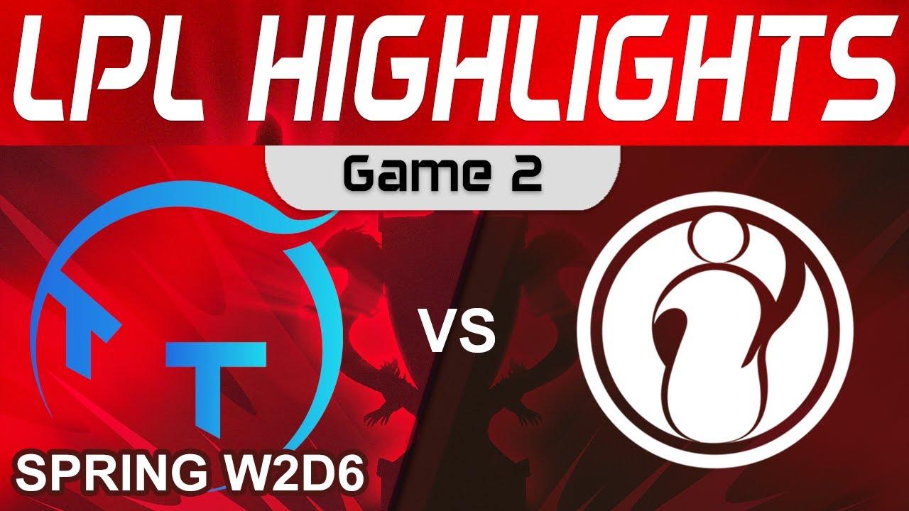 TT vs IG Highlights Game 2 LPL Spring Split 2024 TT Gaming vs Invictus Gaming by Onivia thumbnail