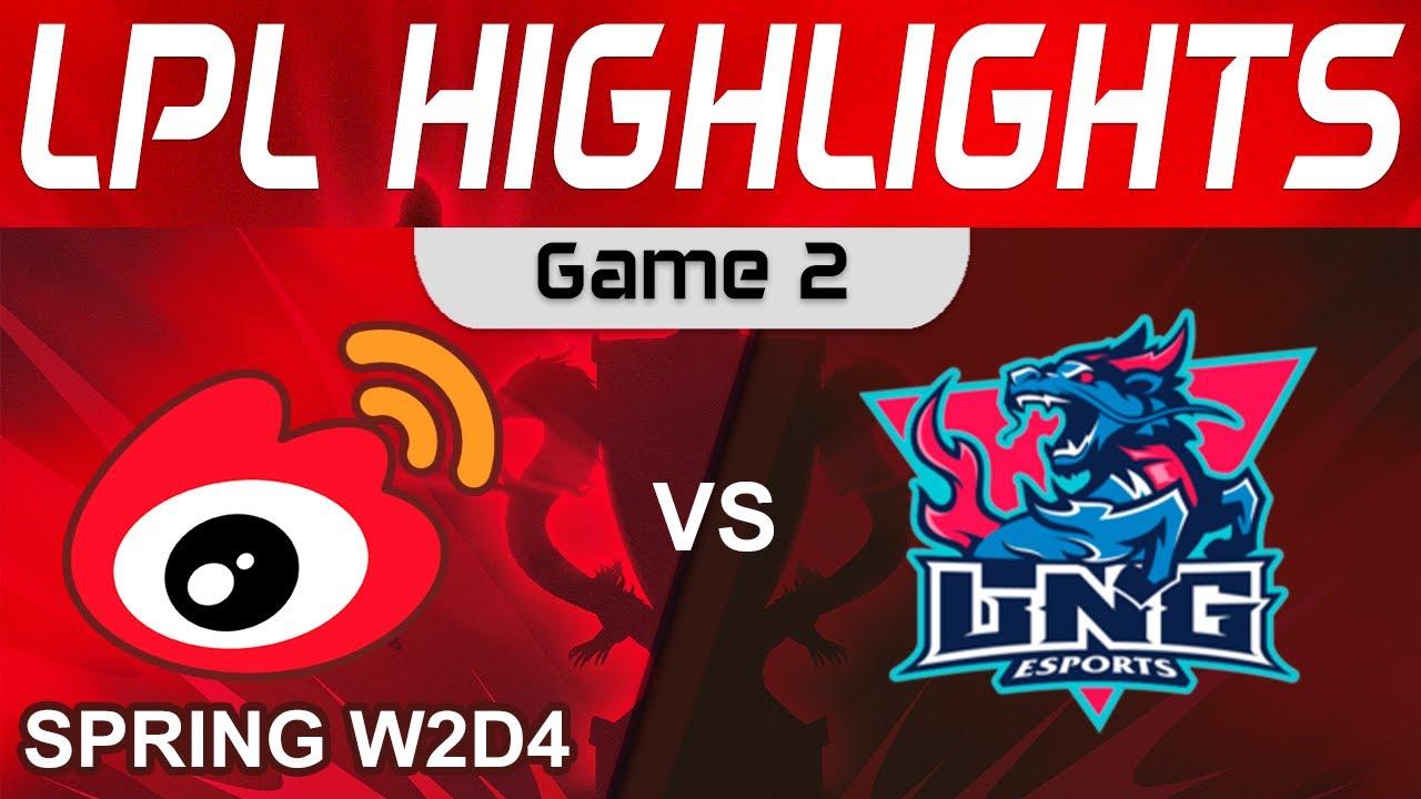 WBG vs LNG Highlights Game 2 LPL Spring Split 2024 Weibo Gaming vs LNG Esports by Onivia thumbnail