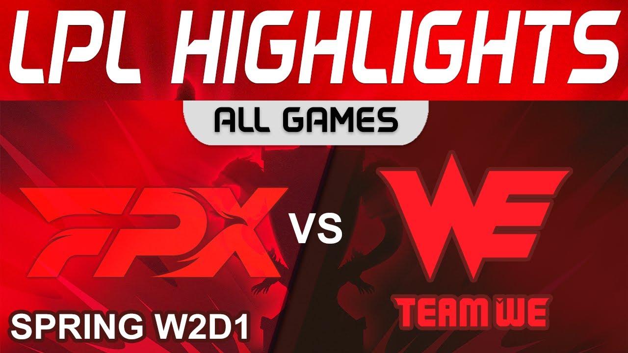 FPX vs WE Highlights ALL GAMES LPL Spring Split 2024 FunPlus Phoenix vs Team WE by Onivia thumbnail