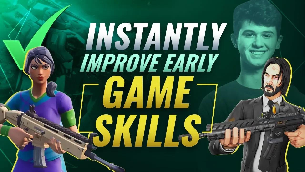 The ONLY Tips You'll Need to DOMINATE The Early Game in Fortnite! (Season X) thumbnail