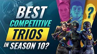 Top 5 Most INSANE Trios in Season 10! - Fortnite Battle Royale thumbnail