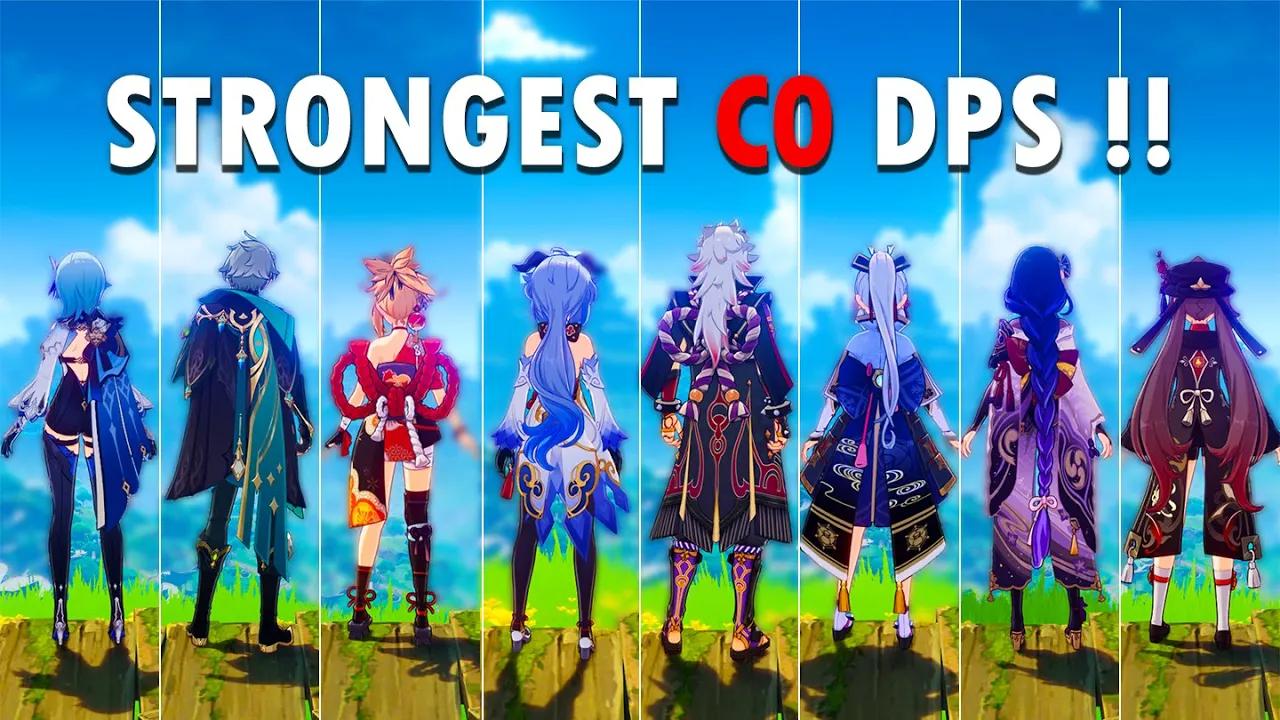 12 STRONGEST C0 DPS !! Best C0 DPS Showcase [ Genshin Impact ] thumbnail