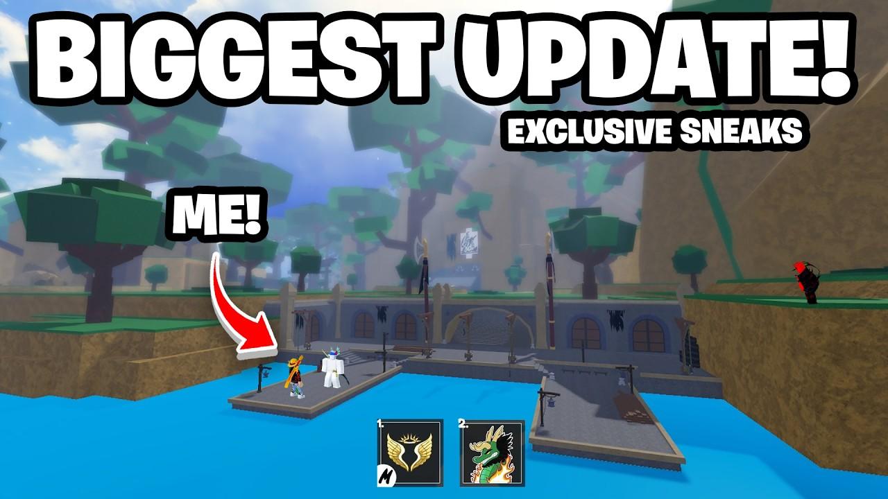 Blox Fruits BIGGEST UPDATE Exclusive Sneaks! (New Sea Castle, Boss & More) thumbnail