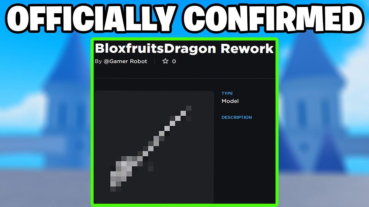 NEW Dragon Fruit Rework Model Officially Revealed!! - Blox Fruits thumbnail