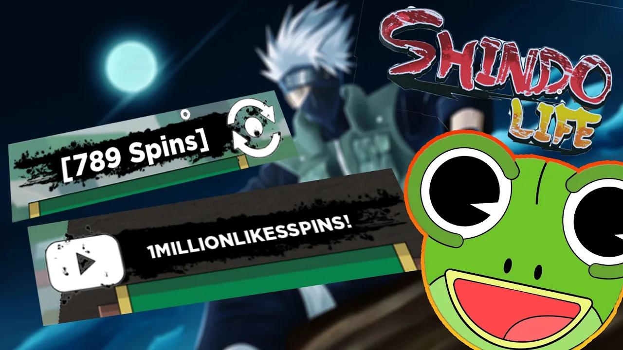 [CODE] SHINDO LIFE 1 MILLION LIKES 500SPINS CODE!! 😱 thumbnail