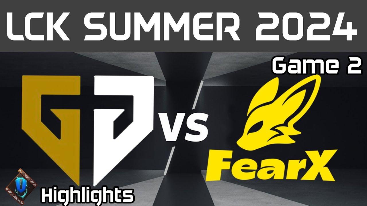 GEN vs FOX Highlights Game 2 | LCK Summer 2024 | Gen.G vs BNK FearX by Onivia thumbnail