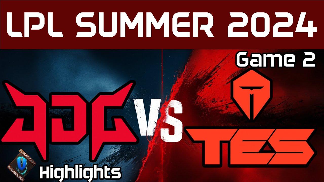 JDG vs TES Highlights Game 2 | LPL Summer 2024 | JD Gaming vs Top Esports by Onivia thumbnail