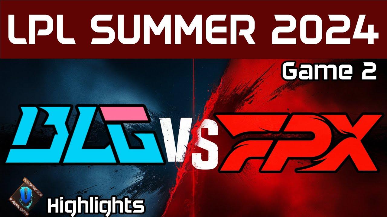 BLG vs FPX Highlights Game 2 | LPL Summer 2024 | Bilibili Gaming vs FunPlus Phoenix by Onivia thumbnail