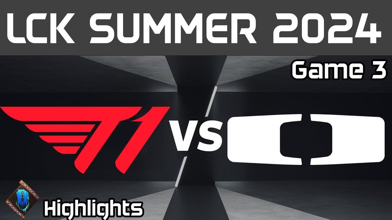 T1 vs DK Highlights Game 3 | LCK Summer 2024 | T1 vs Dplus KIA by Onivia thumbnail