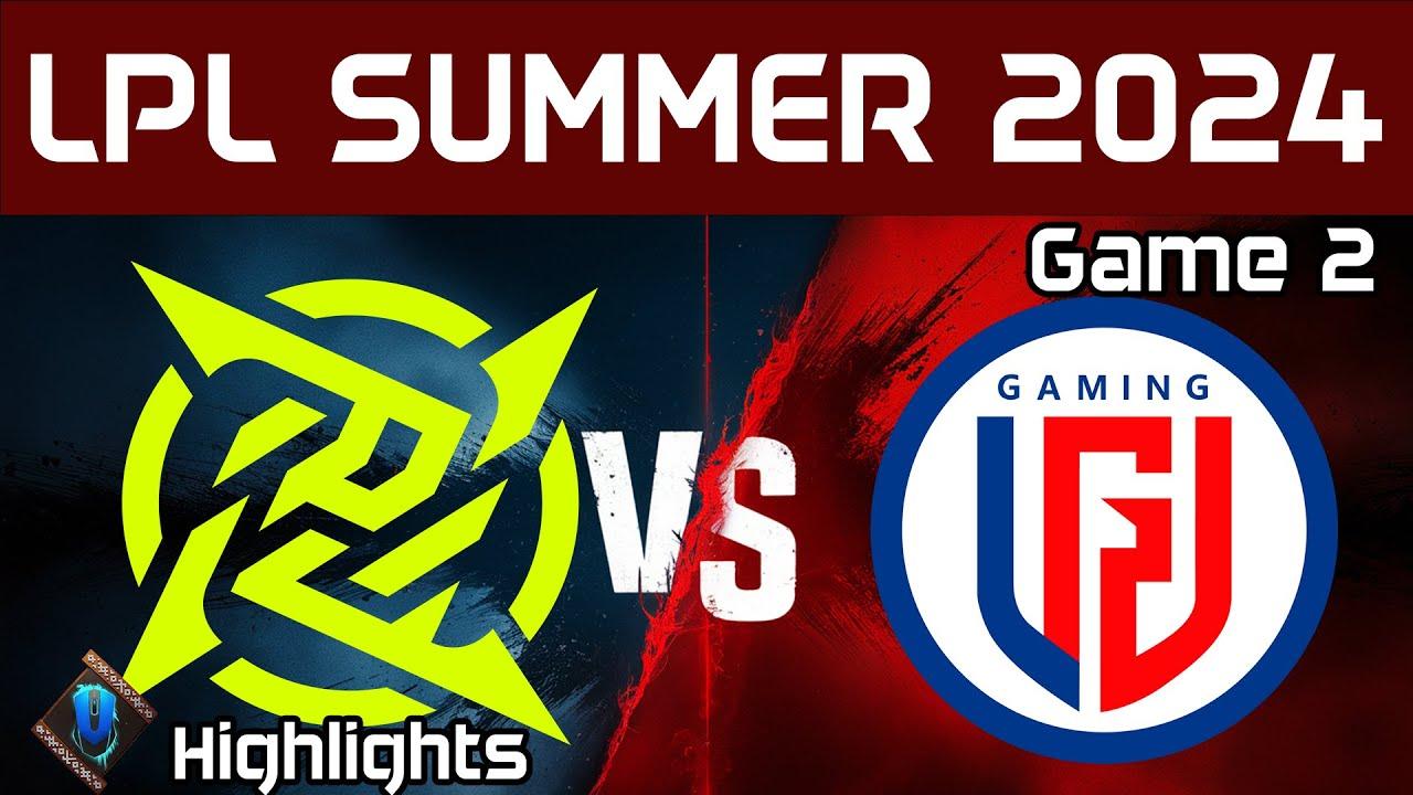 NIP vs LGD Highlights Game 2 | LPL Summer 2024 | Ninjas in Pyjamas vs LGD Gaming by Onivia thumbnail