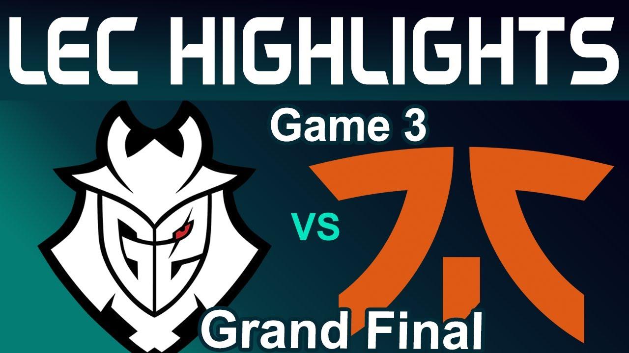 G2 vs FNC Highlights Game 3 | LEC Grand Final 2024 Summer | G2 Esports vs Fnatic by Onivia thumbnail