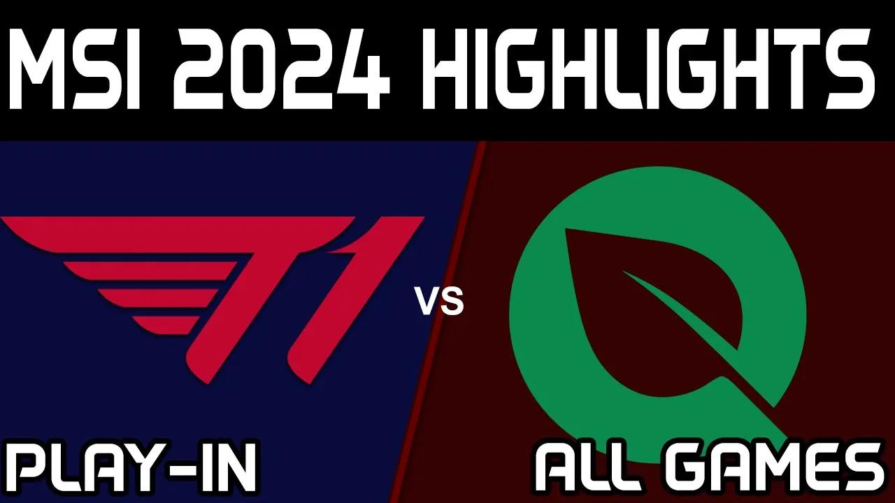 T1 vs FLY Highlights ALL GAMES MSI 2024 Play IN T1 vs FlyQuest by Onivia thumbnail