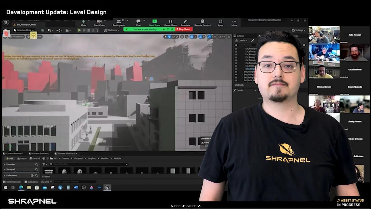 Early FPS Video Game Level Design Update | SHRAPNEL BTS 😎 thumbnail