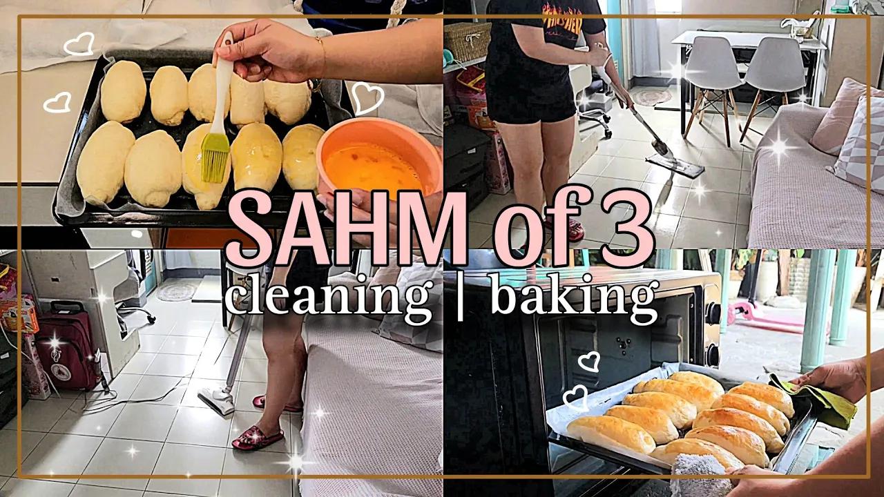 Clean with Me | SAHM of 3 | Small House Cleaning | Baking thumbnail