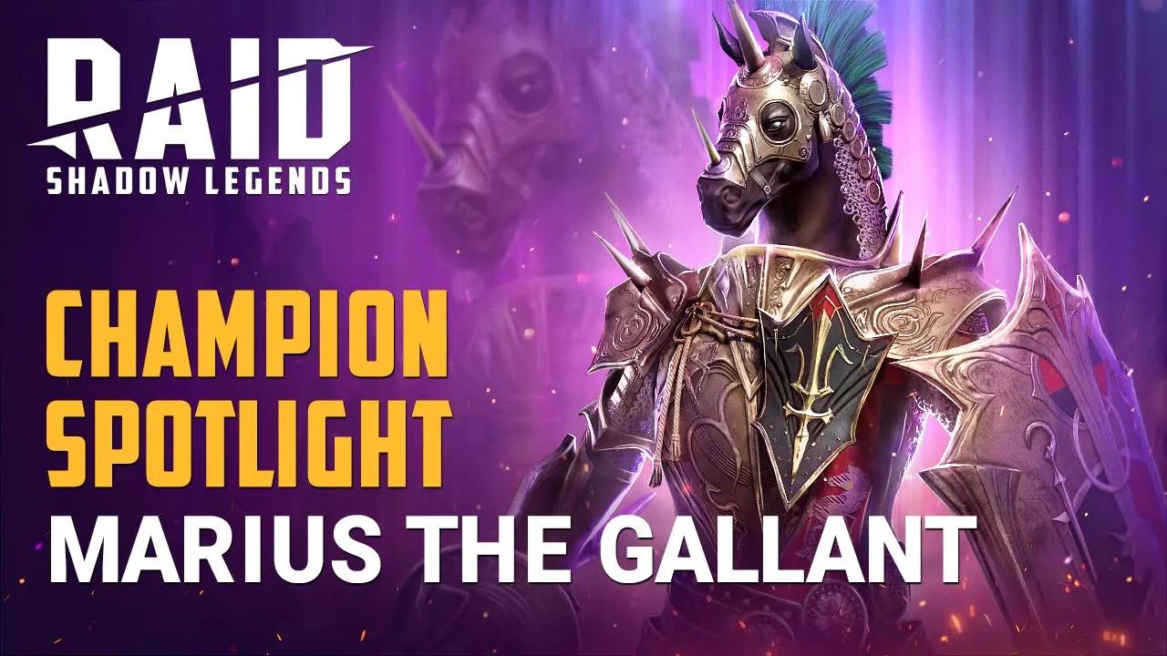 RAID: Shadow Legends | Champion Spotlight | Marius the Gallant thumbnail