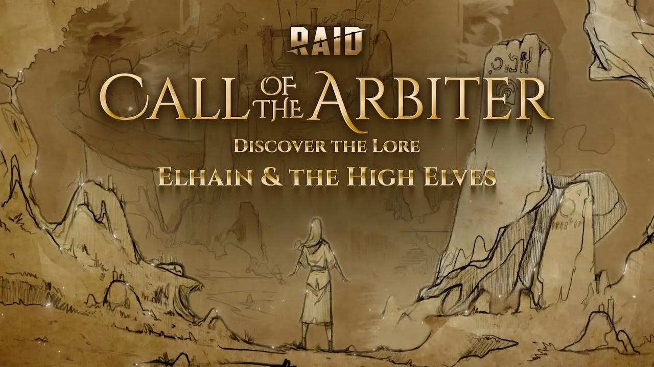 RAID: Call of the Arbiter | Discover the Lore | Episode 4: Elhain & the High Elves thumbnail