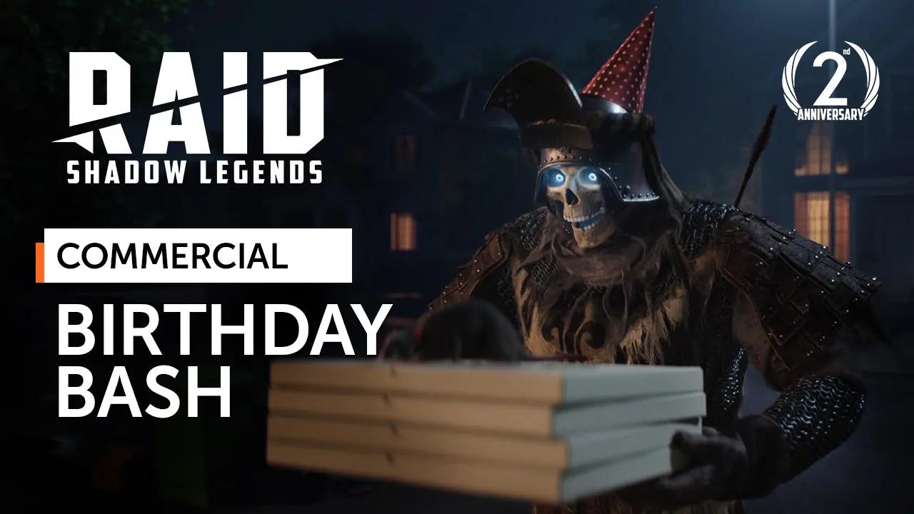 RAID: Shadow Legends | Raid 2nd Anniversary Event | Birthday Bash (Official Commercial) thumbnail