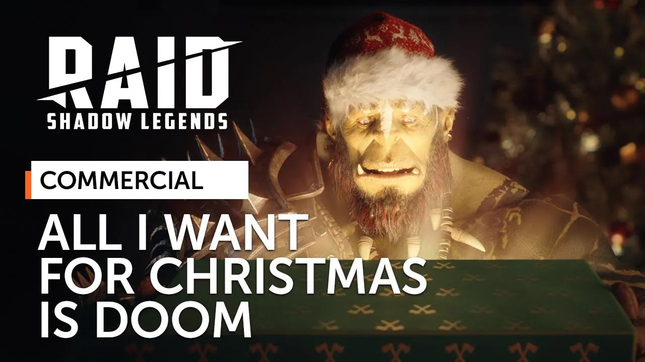 RAID: Shadow Legends | Happy Holidays | All I Want for Christmas is Doom (Official Commercial) thumbnail