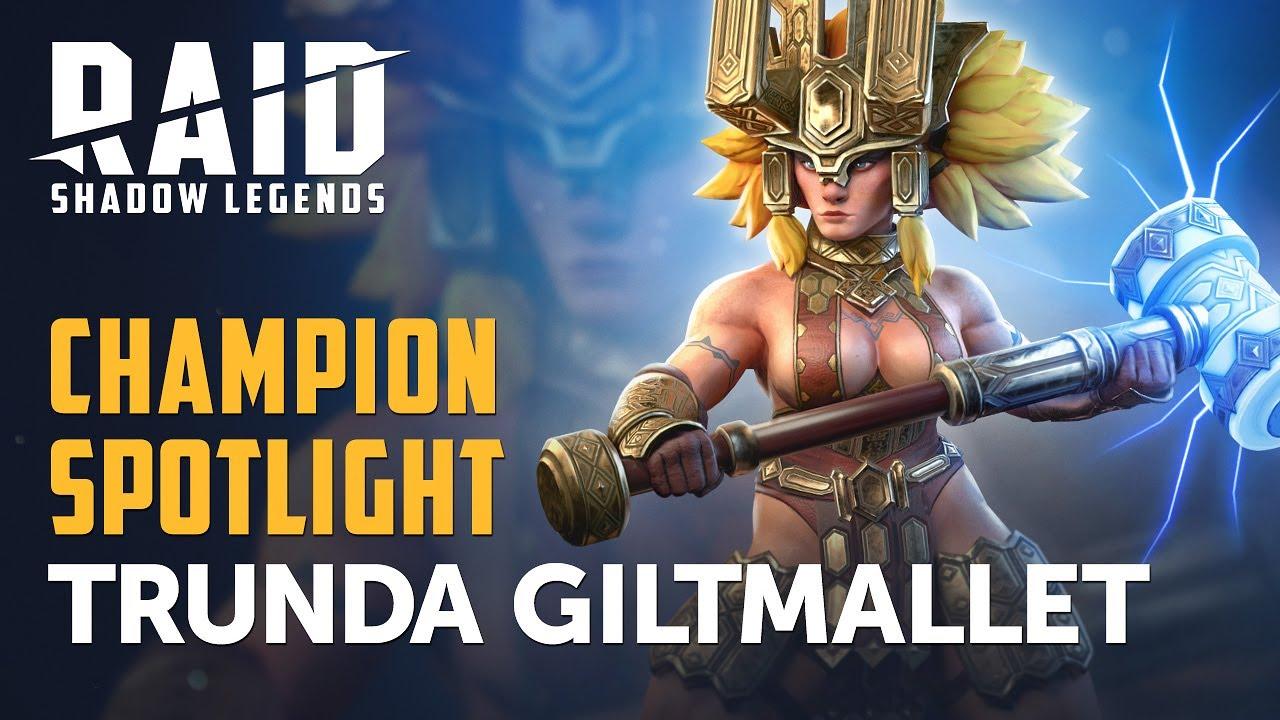 RAID: Shadow Legends | Champion Spotlight | Trunda Giltmallet thumbnail