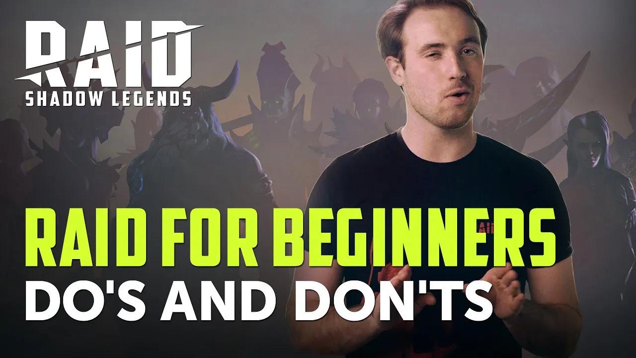 RAID: Shadow Legends | RAID For Beginners | Do's And Don'ts thumbnail