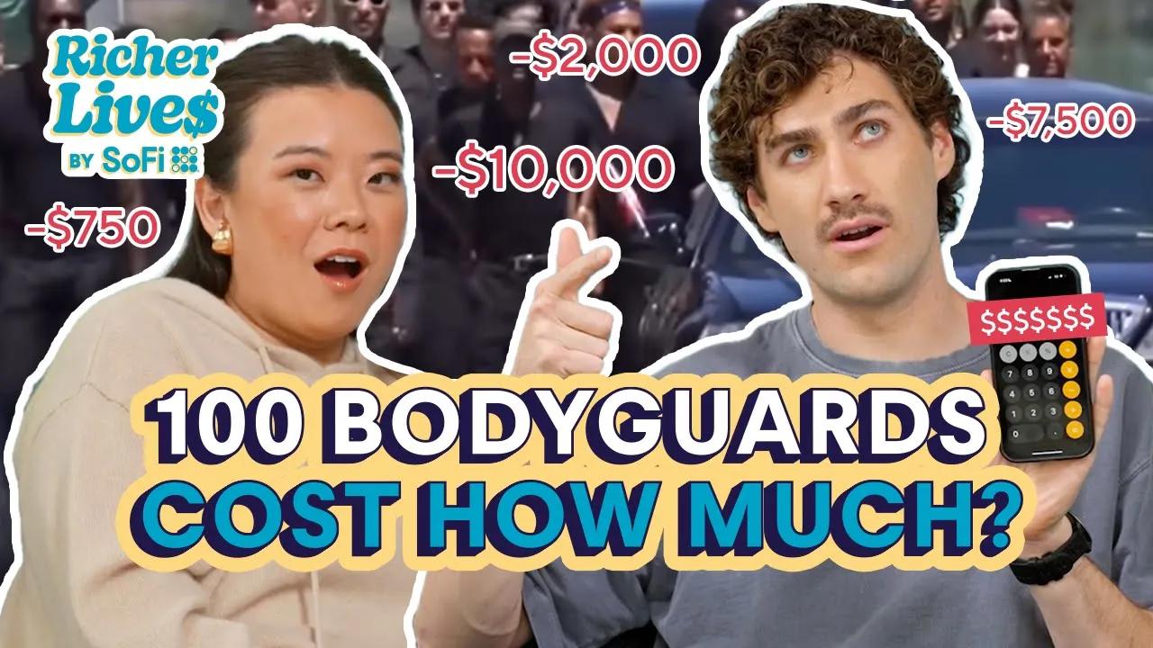 How Much Did Airrack Spend to Hire 100 Bodyguards? | Richer Lives by SoFi thumbnail