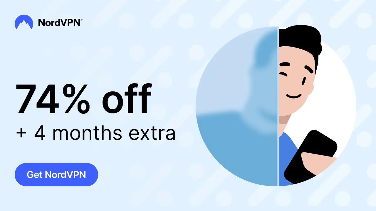 Springtime NordVPN deal: 74% off + 4 months free 🎁 thumbnail