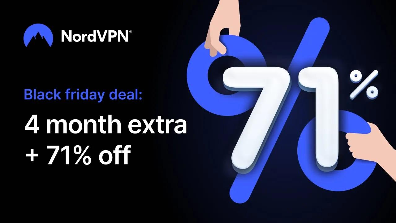 Get 71% off NordVPN + 4 months extra: The Black Friday deal 🛍️ thumbnail