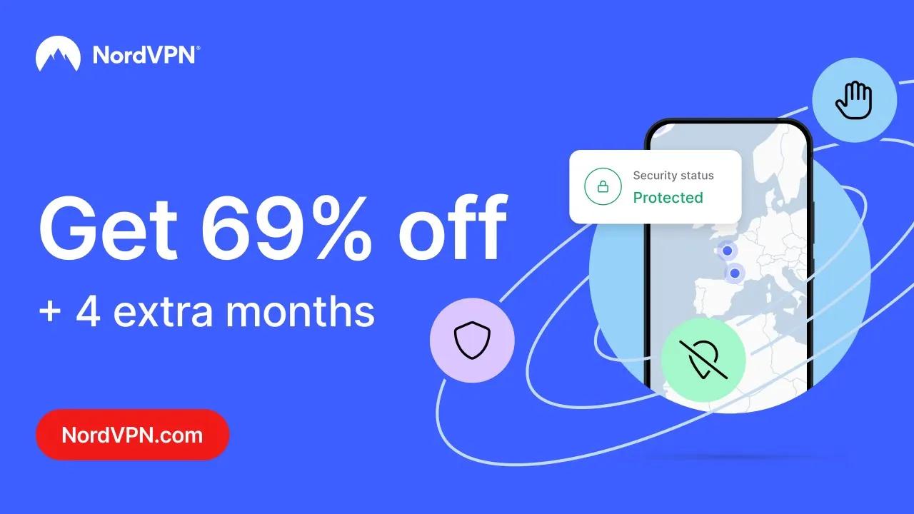 NordVPN promo is here! Get 69% off + 4 extra months 🎁 thumbnail