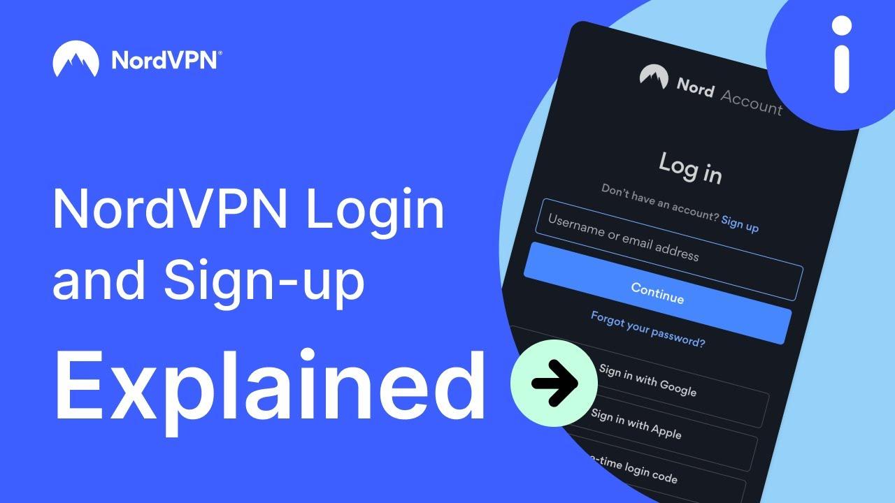 NordVPN login and sign-up process | A step-by-step tutorial thumbnail